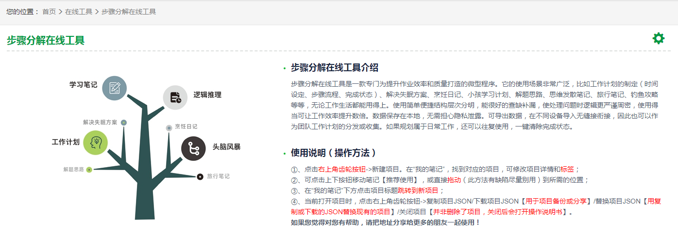 數年網步驟分解在線工具